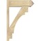 Ekena Millwork Merced Arts & Crafts Rough Sawn Outlooker, Douglas Fir, 8"W x 26"D x 38"H OUT08X26X38MRC03RDF - alternate 2
